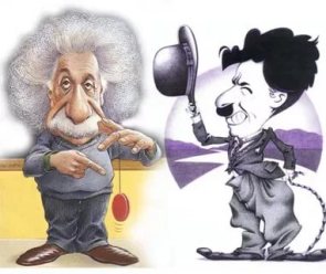 Эйнштейн и Чарли Чаплин