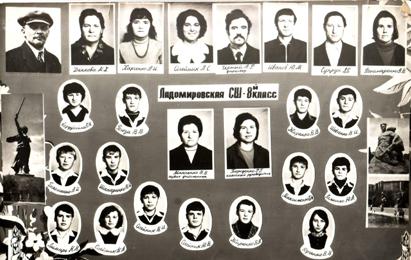 Выпускники 1983 Ладомировской средней школы